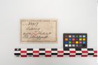 Etikett zu Bronzeortband (NHMW-PRAE-025457)